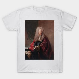 Portrait de Jean Hebert, Echevin de la Ville de Paris by Jean-Francois de Troy T-Shirt